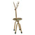 10.25" Small Bronze Reindeer Christmas Pillar Candle Holder