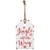 "Jingle All The Way" Metal Christmas Wall Sign - 12"